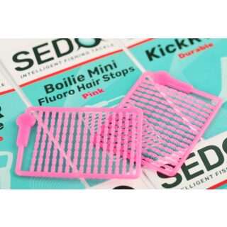SEDO Boilie Mini Fluoro Hair Stops - Pink