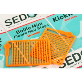 SEDO Boilie Mini Fluoro Hair Stops - Orange