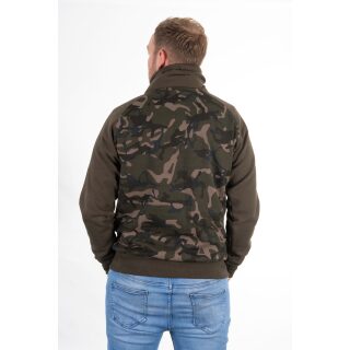 Fox - Khaki/Camo High Neck Hoody XXL