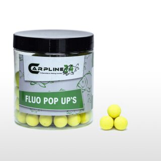 Carpline24 - Fluo Pop Ups - Gelb 12 mm Robin Red