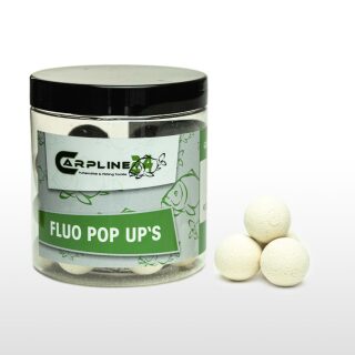 Carpline24 - Fluo Pop Ups - Weiß 20 mm Neutral / ohne Flavour