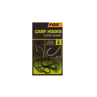 Fox - Carp Hooks Curve Shank - Size 6